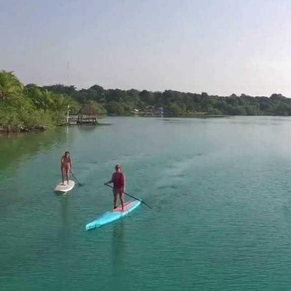 Paddle Surf en Bacalar